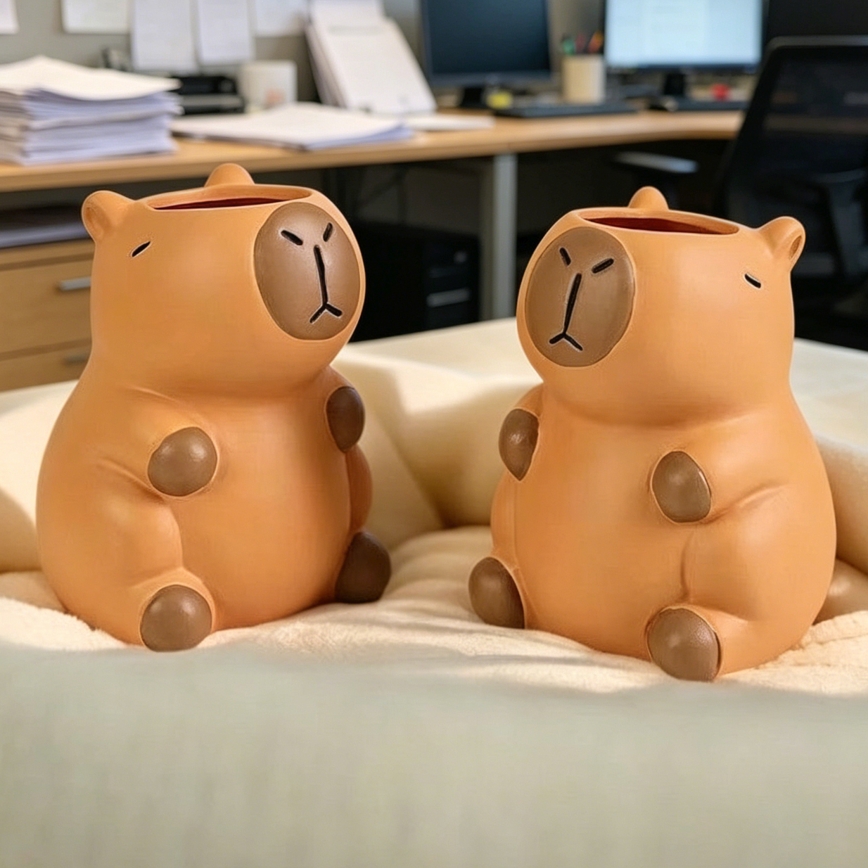 Capybara pen holder