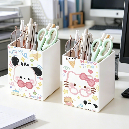 Hello Kitty INS cute desk pen holder
