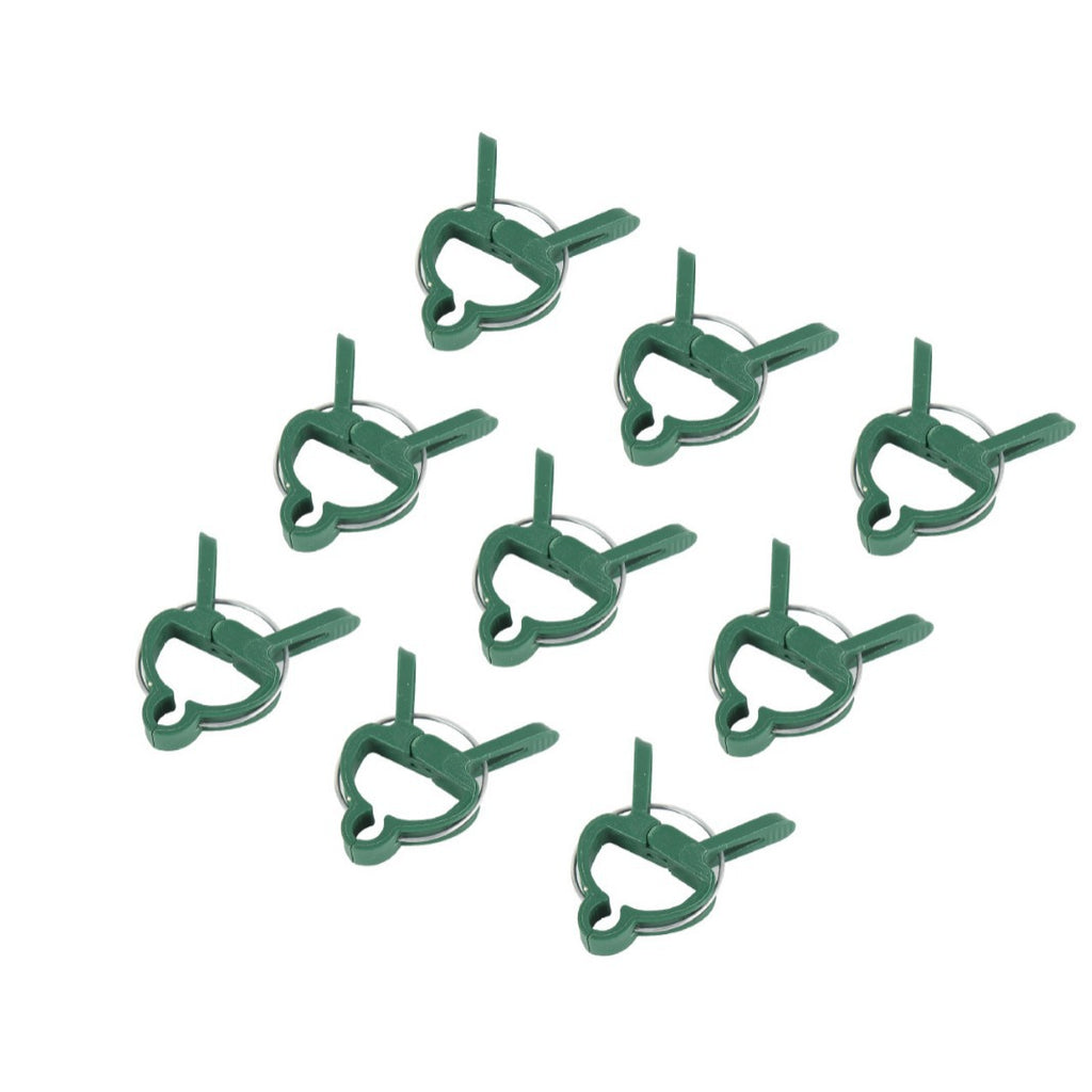Plant Support Clips Set – Orchid & Tomato Plant Clips – Plastic Garden Clips for Vine Support, Plant Fixing Clamps (Multiple Sizes Available)