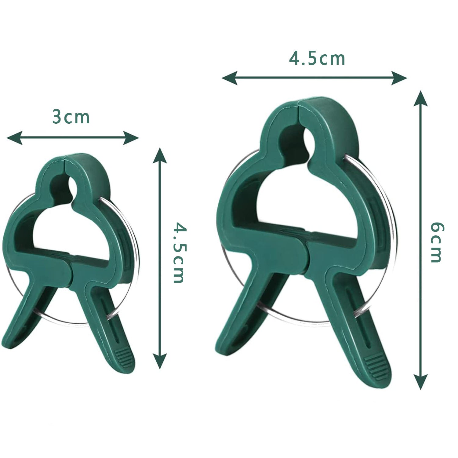 Plant Support Clips Set – Orchid & Tomato Plant Clips – Plastic Garden Clips for Vine Support, Plant Fixing Clamps (Multiple Sizes Available)